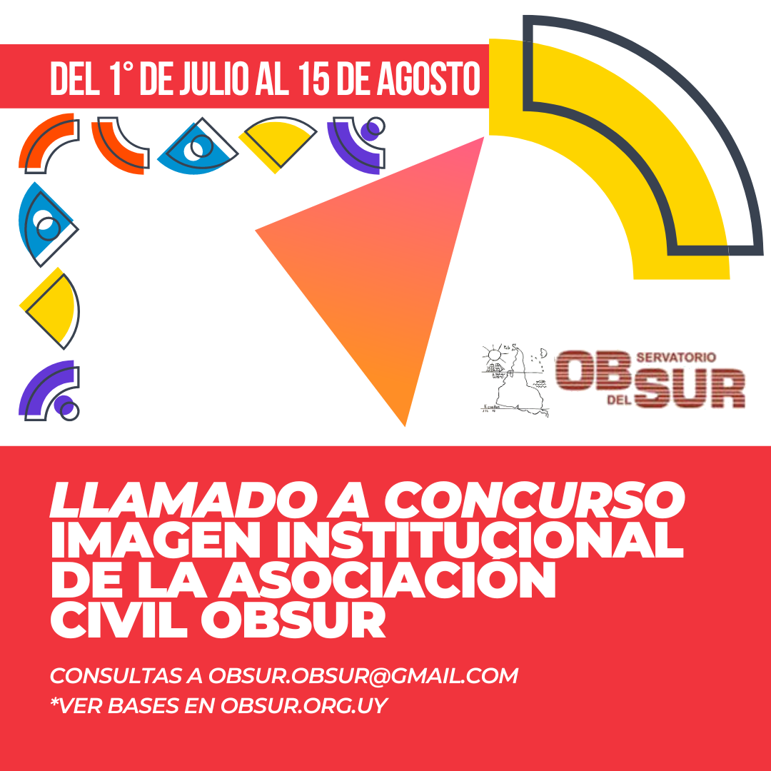LLAMADO A CONCURSO IMAGEN INSTITUCIONAL DE LA ASOCIACIÓN CIVIL OBSUR