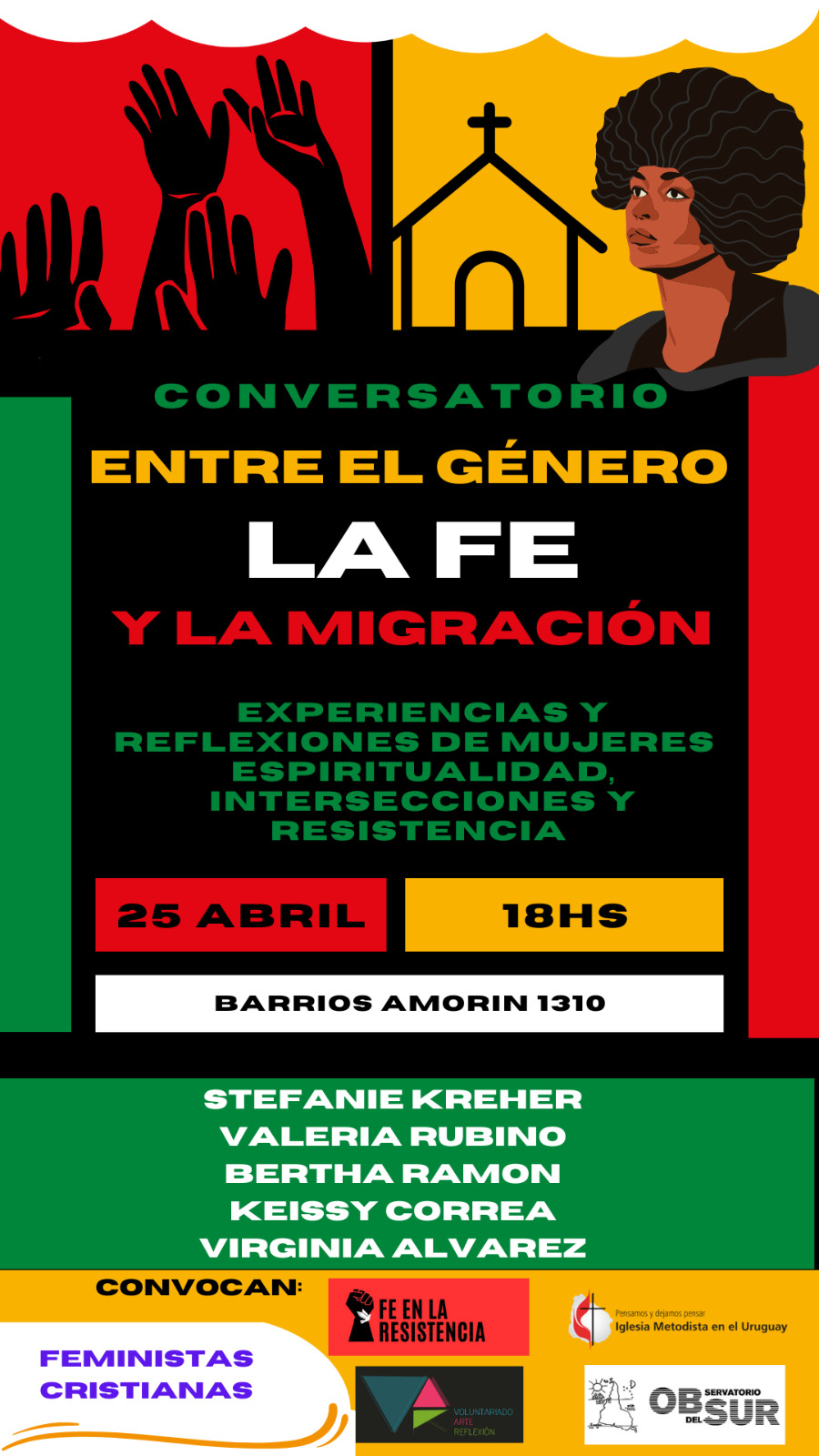 Conversatorio: “Entre el género, la fe y la migración”