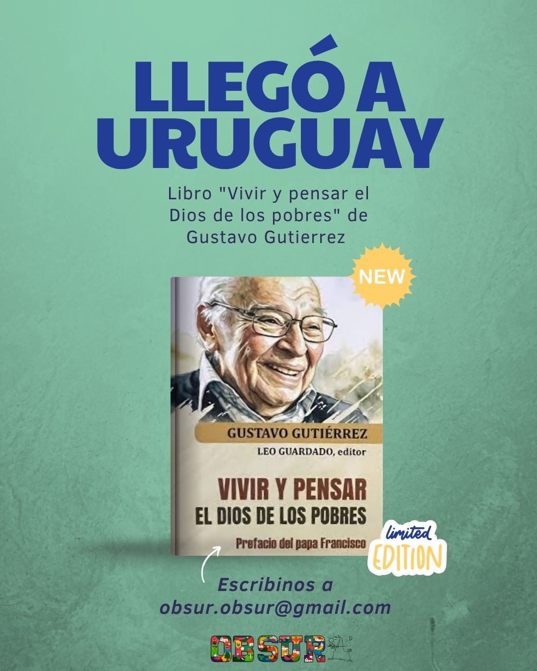 Gustavo Gutiérrez, “Vivir y pensar el Dios de los pobres”